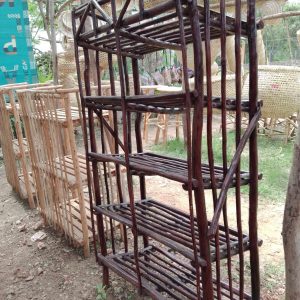 5 Tier multifunctional Shoe Rack - Home Storage Wood Organization - Natural Durable Environmentally Organizer - Closet Cabinet Shelf